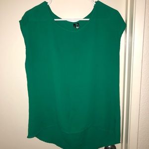 Green blouse